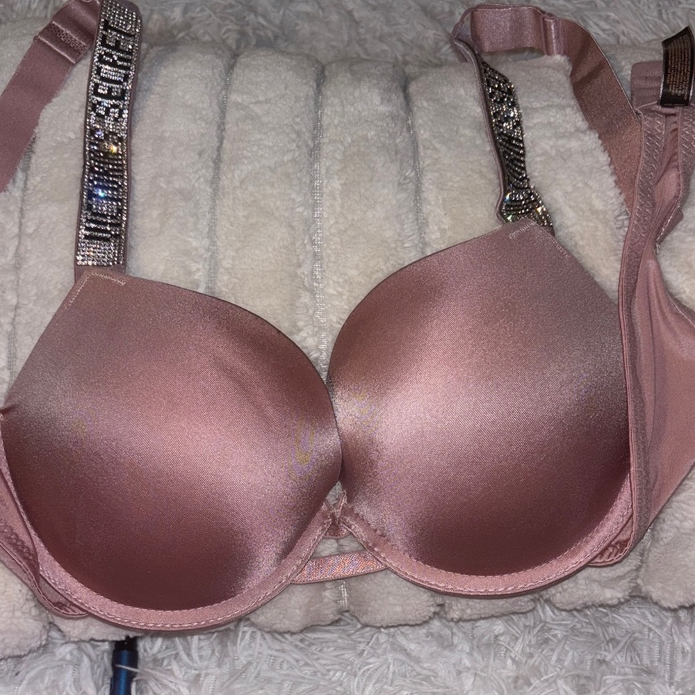 Elegant Satin Embellished Bra